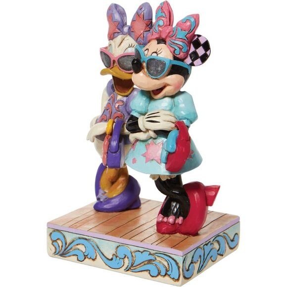 Enesco Jim Shore Minnie Mouse & Daisy Duck Fashionistas Statue Standard, NIB - Picture 2 of 6